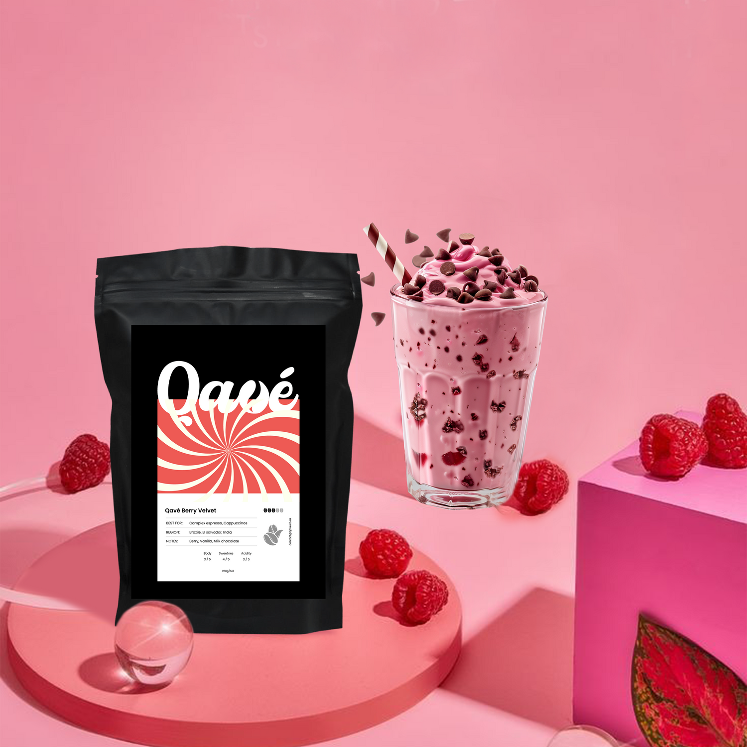 Qavé Berry Velvet
