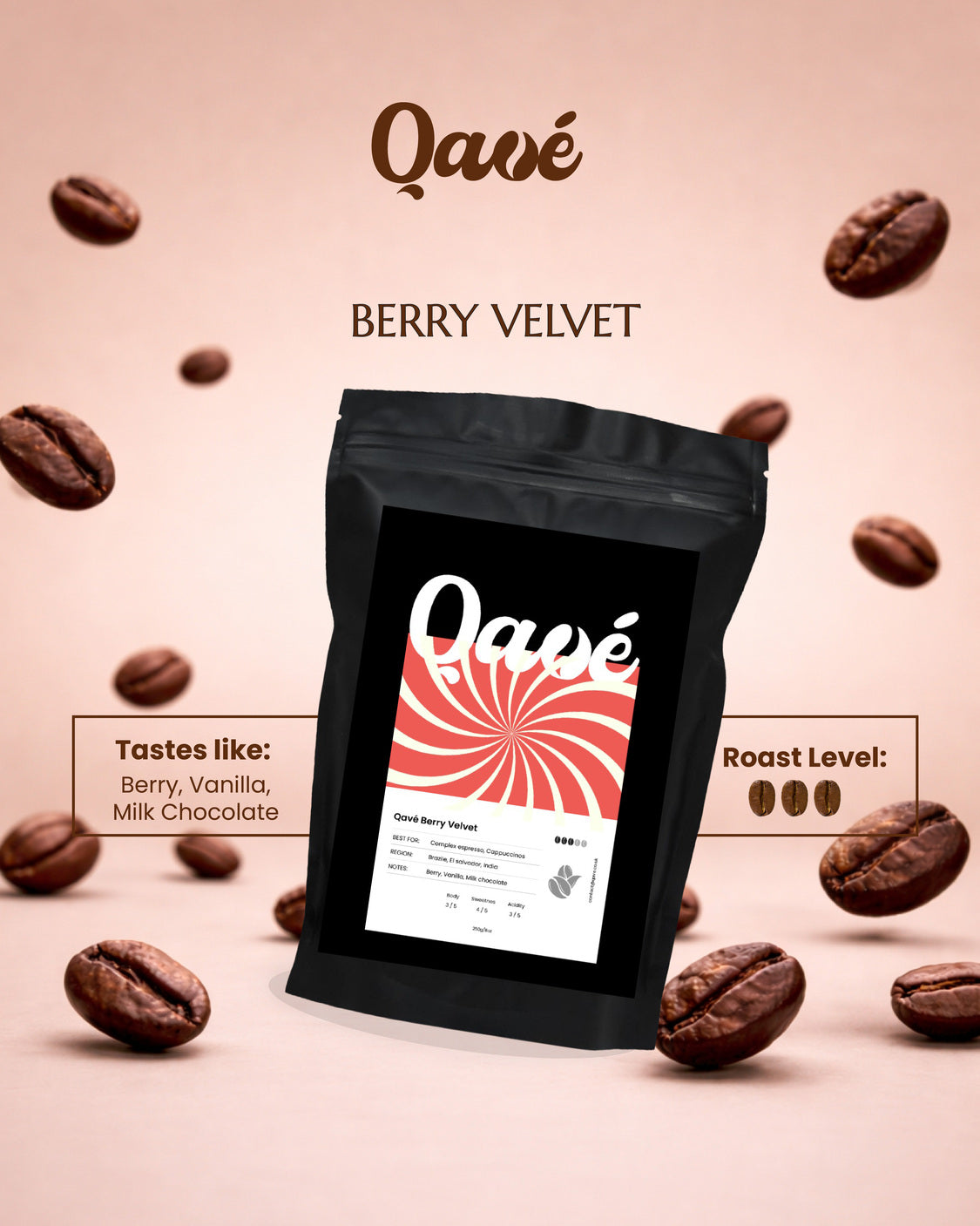 Qavé Coffee Berry Velvet