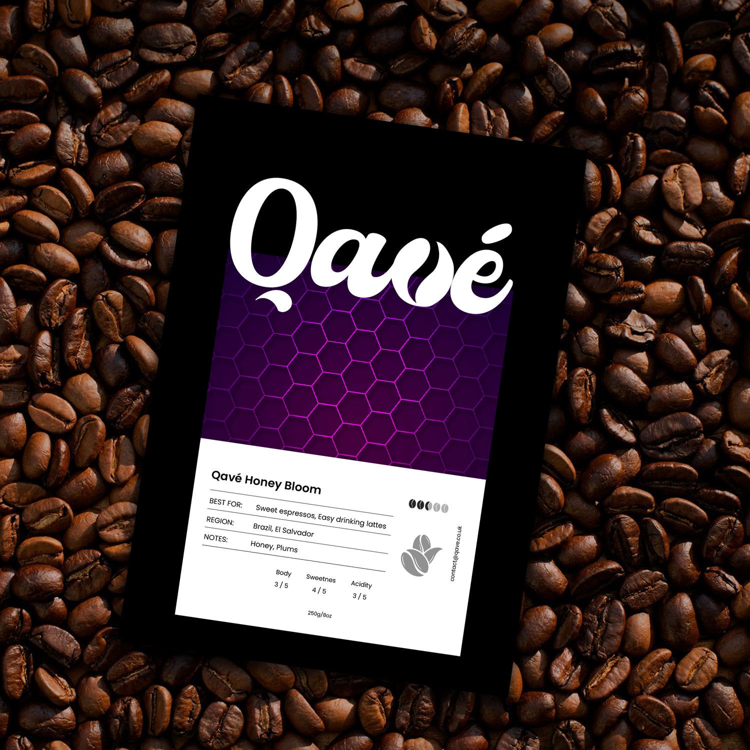 Qavé Coffee Honey Bloom
