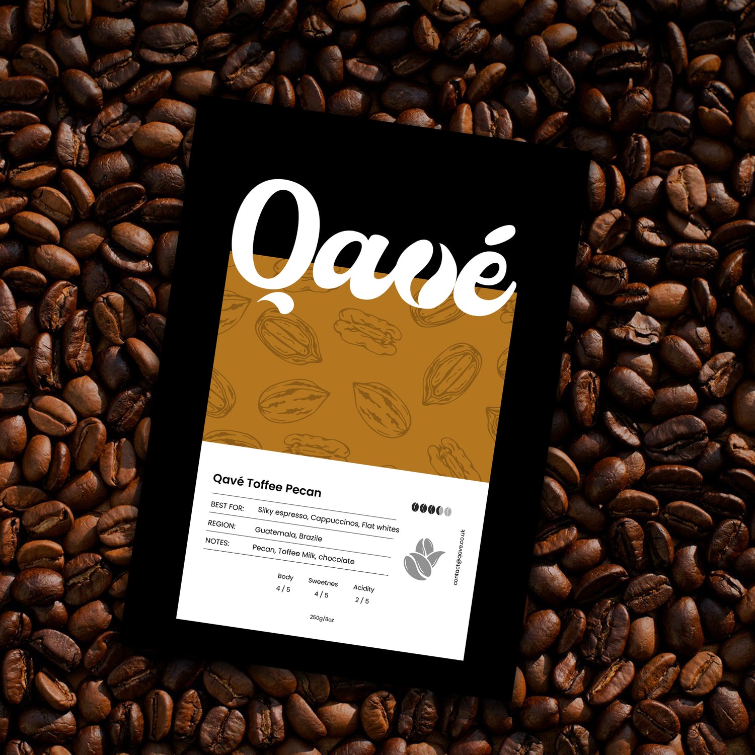 Qavé Coffee Toffee Pecan